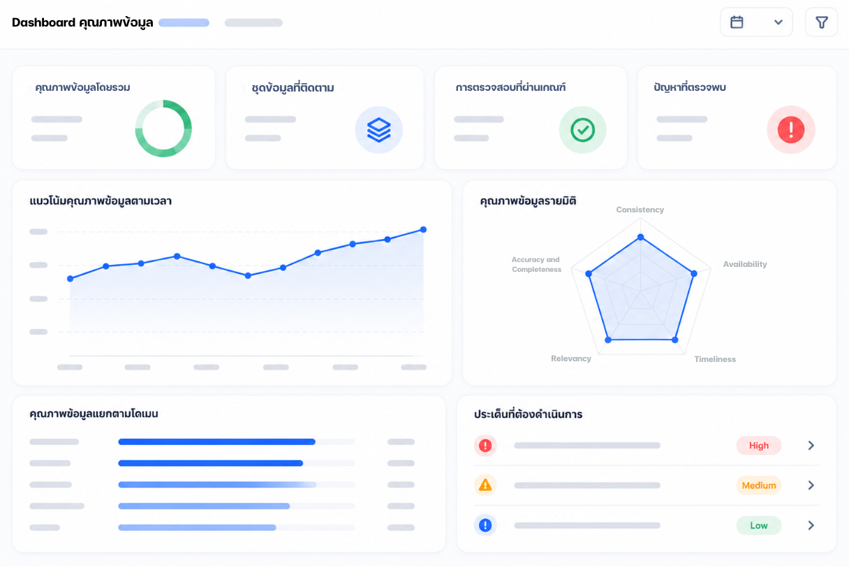 PROM Data Quality Monitoring interface